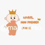 Coussin personnalisé naissance bébé prince – Image 3