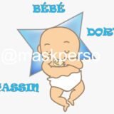 Coussin personnalisé naissance bébé dort – Image 11