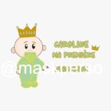 Coussin personnalisé naissance bébé princesse – Image 6