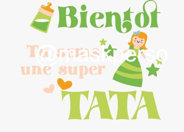 Mug personnalisé naissance tata – Image 5