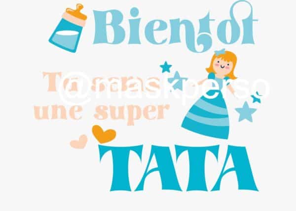 Mug personnalisé naissance tata – Image 7