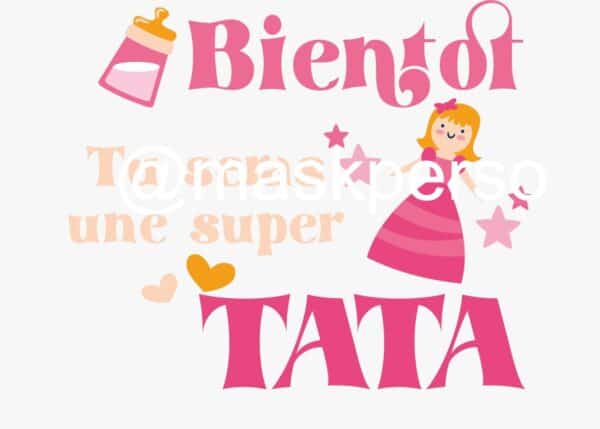 Mug personnalisé naissance tata – Image 6