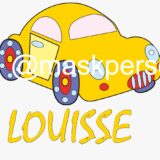 Cape de bain personnalisée bleue voiture – Image 2