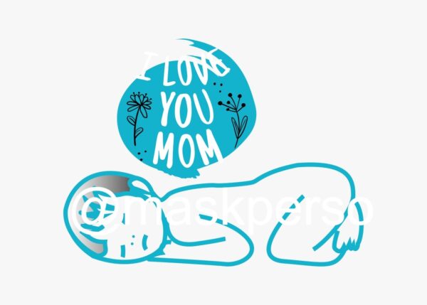 Body  personnalisé I love you mum – Image 2