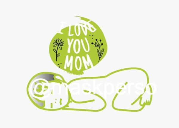 Body  personnalisé I love you mum – Image 3
