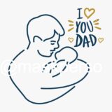 Body personnalisé i love you dad – Image 2
