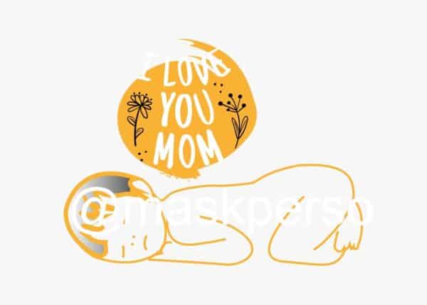 Body  personnalisé I love you mum – Image 5
