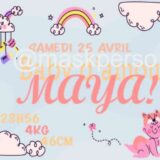 Tableau personnalisé naissance baby d'amour – Image 5