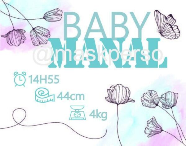 Tableau personnalisé naissance baby – Image 6