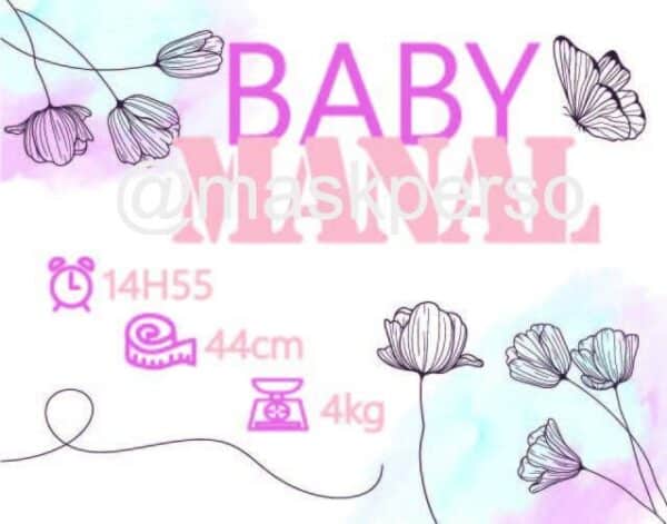 Tableau personnalisé naissance baby – Image 4
