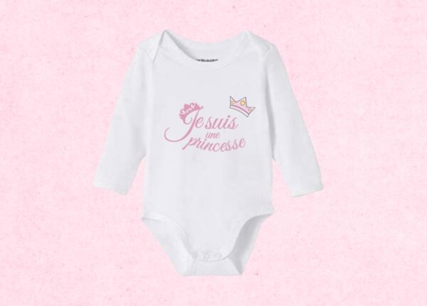 Body  personnalisé little princesse – Image 3