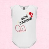 Body  personnalisé bébé d'amour – Image 2