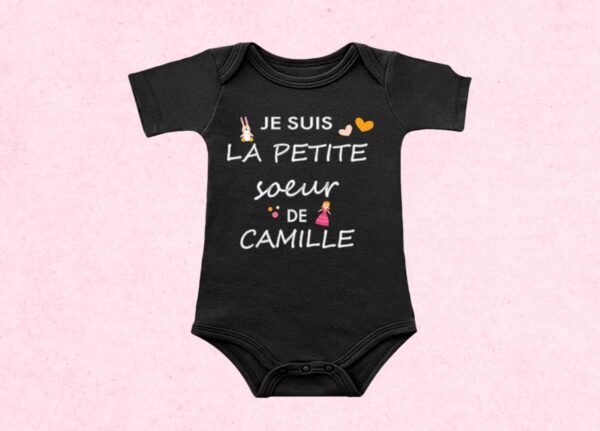 Body  personnalisé petite sœur – Image 2