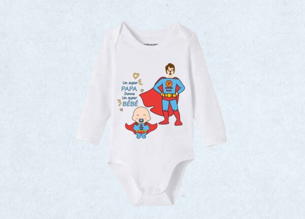 Body  personnalisé super bébé – Image 3