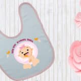 Bavoir personnalisé naissance mon bébé
