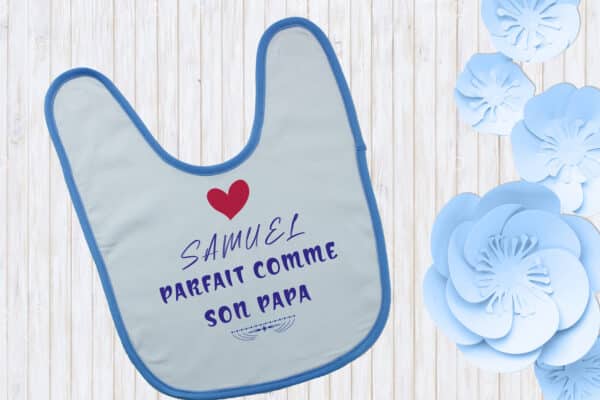 Bavoir personnalisé parfaite comme papa – Image 2