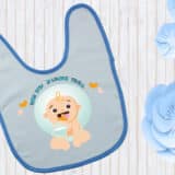 Bavoir personnalisé naissance mon bébé – Image 2