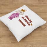 coussin personnalisée bébé princesse