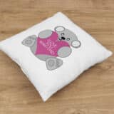 Coussin personnalisé naissance bébé mum & dad – Image 2