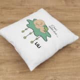Coussin personnalisé naissance bébé dort nuage – Image 3