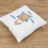 Coussin personnalisé naissance bébé dort – Image 6