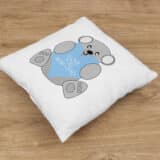 coussin personnalisé naissance bébé mum & dad
