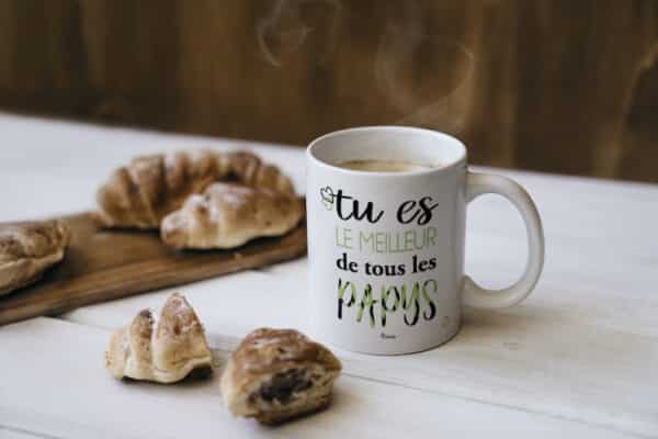 Tasse personnalisée tu es le meilleur papi