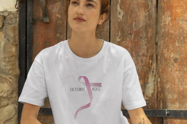 T-Shirt Octobre Rose ruban – Image 3