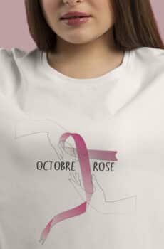 T-Shirt Octobre Rose ruban