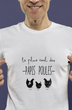 T-Shirt homme PAPY poule