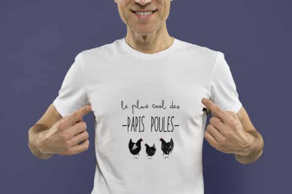 T-Shirt homme PAPY poule