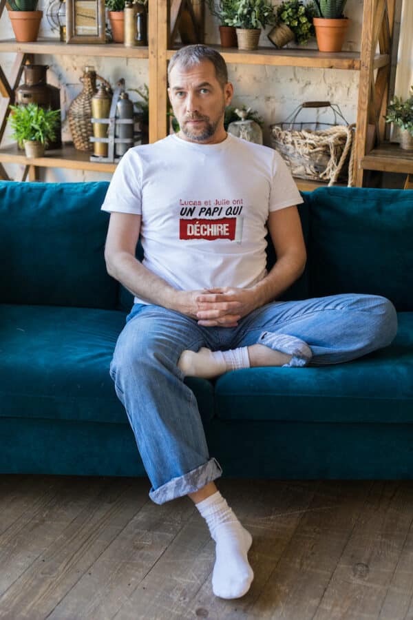 T-Shirt homme papi qui déchire – Image 2