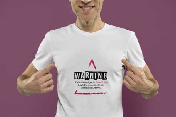 T-Shirt homme PAPY warning