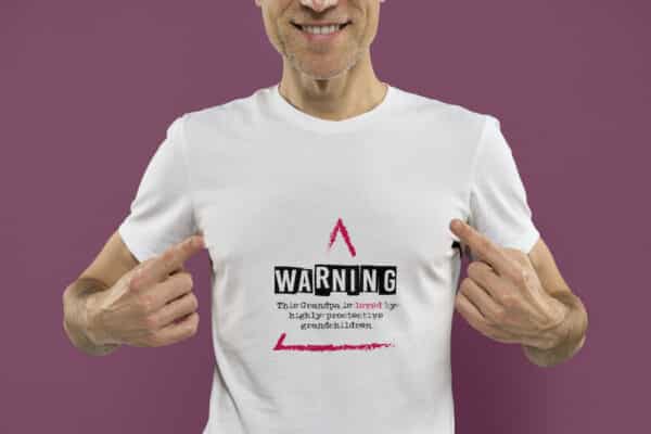 T-Shirt homme PAPY warning