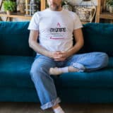 T-shirt personnalisé made in france : papi attention – Image 2