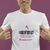 T-Shirt homme papi attention