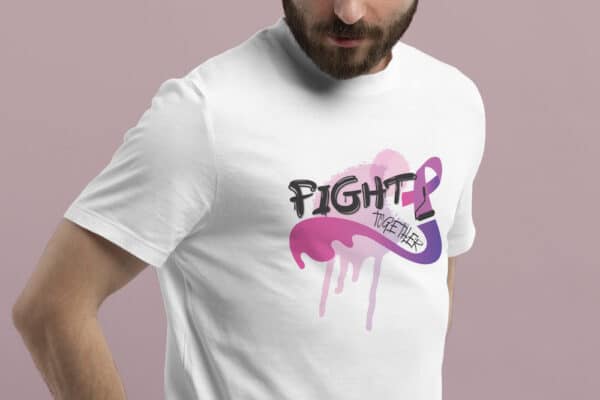 T-shirt fight together