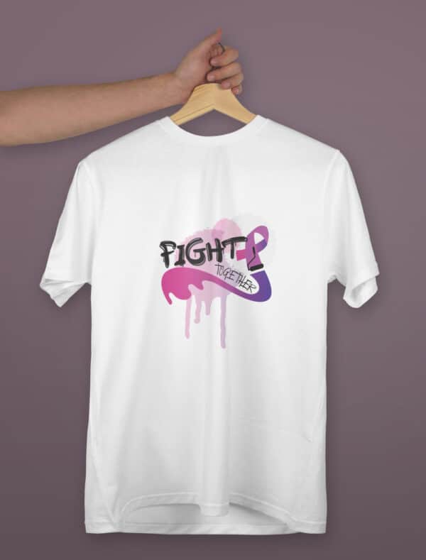 T-Shirt homme Octobre Rose Fight Together – Image 2