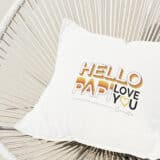 Coussin anglais : hello papy – Image 2