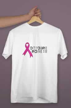 T-Shirt homme Octobre Rose ruban 2022