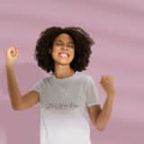 Octobre rose idee cadeau : t-shirt la vie en rose – Image 3