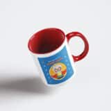 Tasse personnalisée bicolore papi super-héros – Image 3