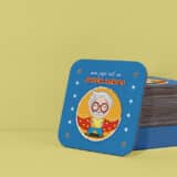 Sous verres personnalisés : mon papi super héros – Image 2
