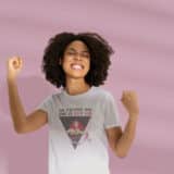 Super femme : octobre rose t-shirt – Image 2