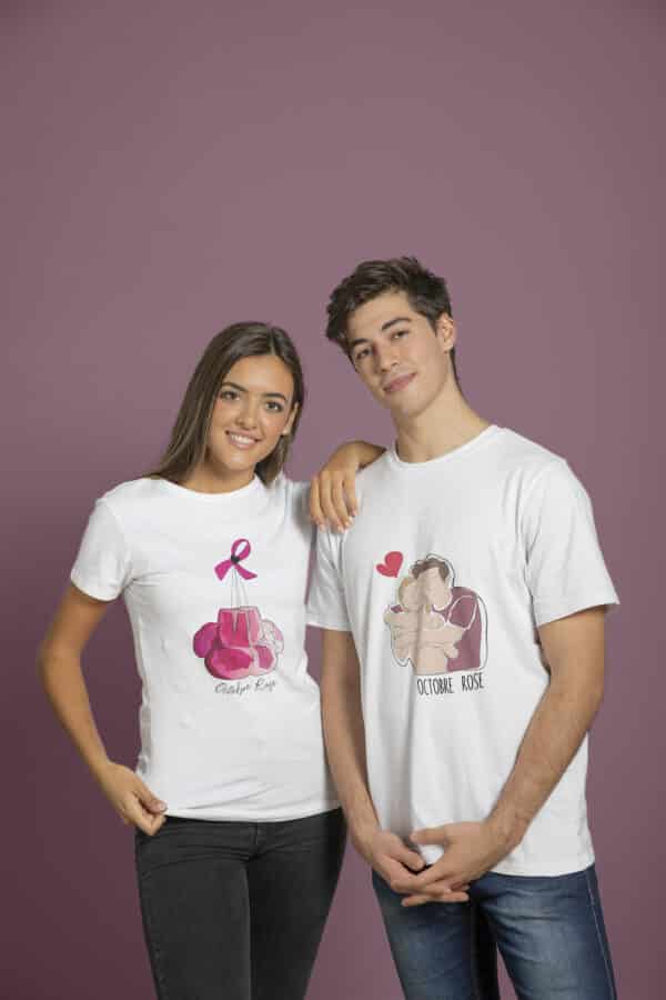 T-Shirt homme Octobre Rose ensemble – Image 2