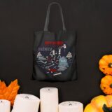 Tote Bag Happy Halloween Noir