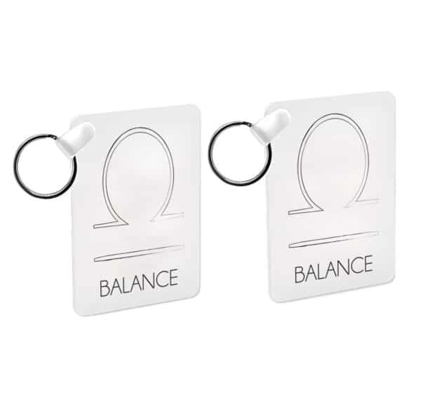 Porte clés signe Balance