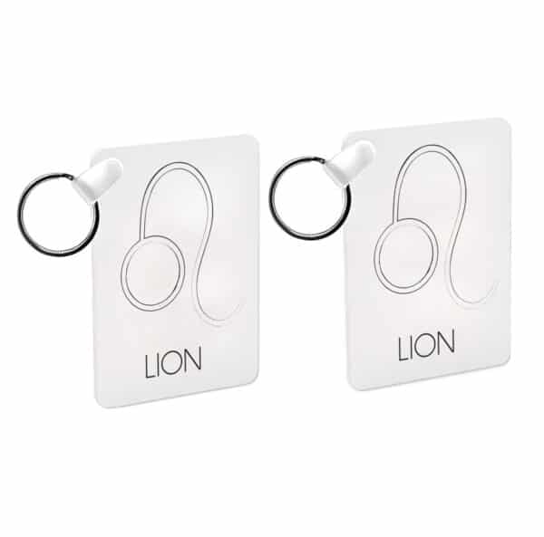 Porte clés signe Lion
