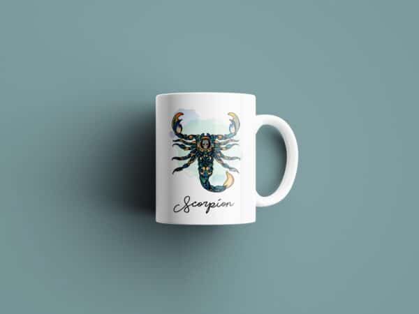 Tasse signe Scorpion Calavera