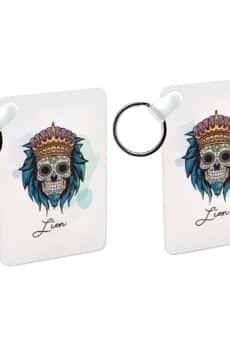 Porte-clés Bleu signe du Zodiaque Calavera